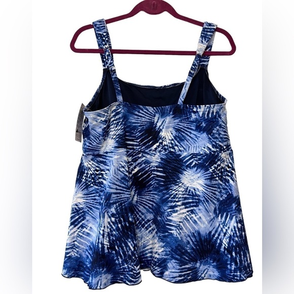 Lands’ End flutter tankini swim top XL - Picture 2 of 4